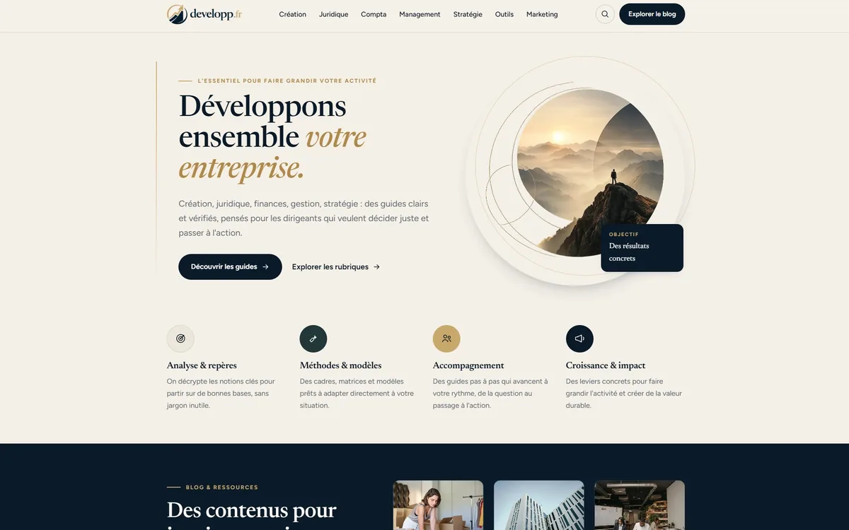 Developp, magazine du développement d'entreprise